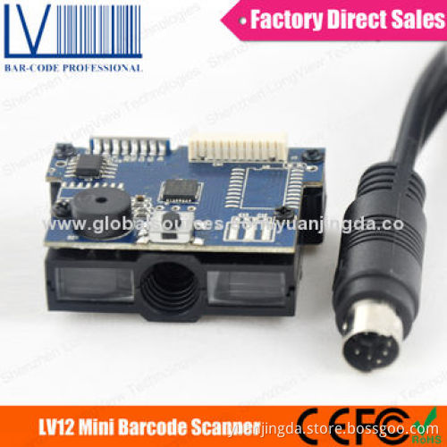 LV12 Cheapest 1D Integrated Barcode Scanner Module for Embedded Operating System